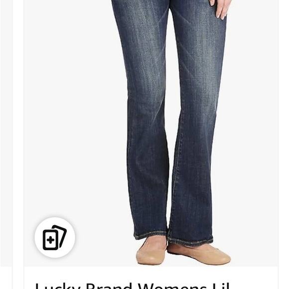 New with tags Lucky Brand lowrise flared jeans - Picture 5 of 7